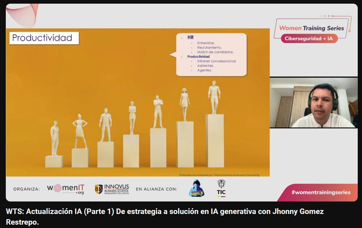 S4kurak's tweet photo. Asistentes Vs Agentes IA ...
#IA como herramienta de crecimiento y proyección. En vivo MASTER CLASS de #WomenTrainingSeries by Women IT https://t.co/z7gZPIrNgV… #hackergirls #mujeresentech #mujeresenIA https://t.co/tGCWSjgmPD
