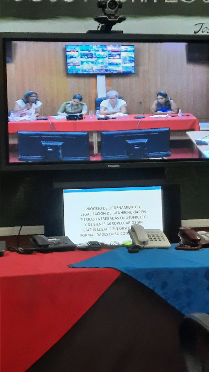 ElbaSague's tweet photo. Se participa de conjunto la Delegación Agricultura #Matanzas y el sistema #INOTU en videoconferencia sobre el proceso de Ordenamiento y legalización de bienhechurias en tierras entregadas en usufructo y de bienes agropecuarios de construcciones sin status legal #OctubreUrbano https://t.co/pHY7ZrE9La