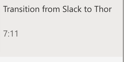 shitrobotssaid's tweet photo. Hmmm... @MicrosoftTeams recording features might have an AI fight. The captions/transcript picked it up correctly. Whatever does the chapter processing (which is dope) converted Splunk -> Slack and Loki -> Thor. I think I know that AI's favorite Marvel character. https://t.co/V0V295cypX