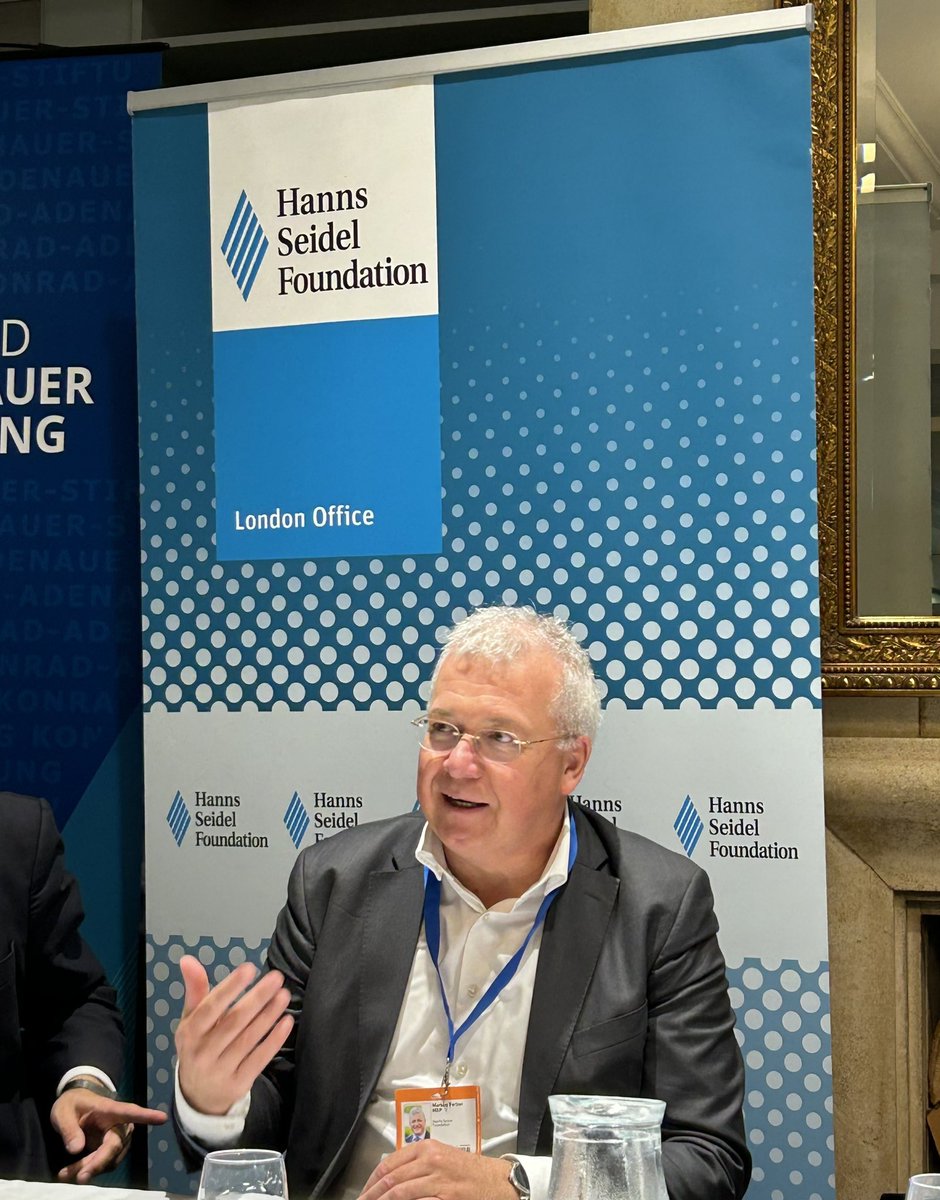 hsf_uk's tweet photo. Standing room only at our fringe event at #CPC2024 with @KAS_UKIRL @ConsEurope where we are discussing the future of European Conservatives - @MarkusFerber shares insights from the @EPP ‘s strong performance in this year’s European elections and across 🇪🇺member states https://t.co/iXrPPLbVjC