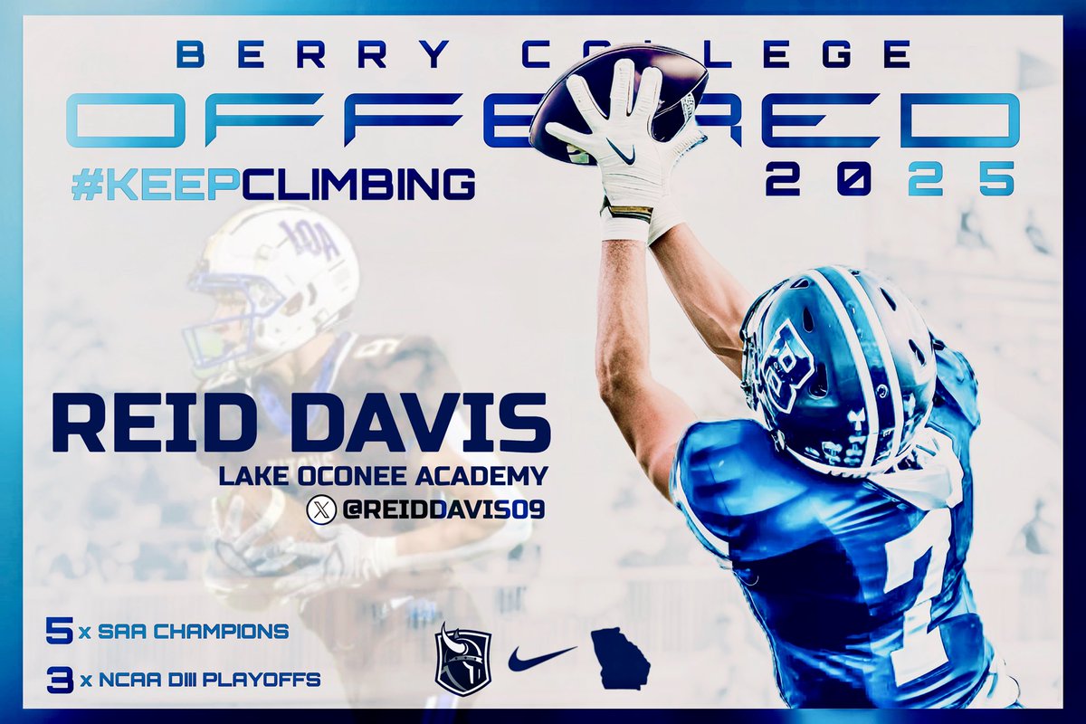 I Am Blessed to Receive my First Offer from Berry College!!