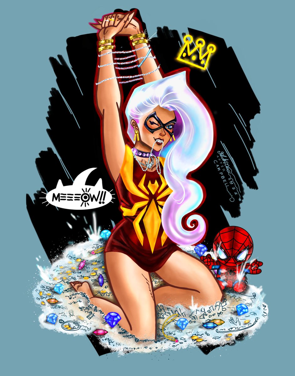 RLWhitesArt's tweet photo. September 30th to October 1st
Here's Black Cat in a blouse of both the original Aaron Davis's Iron Spider with Spider-Man Plushies, originally from @JScottCampbell Amazing Spider-Man Vol. 1 607 #DTIYS
#RedrawASM607 #BlackCat #JScottCampbell #Marvel https://t.co/TEkMS2lUvn