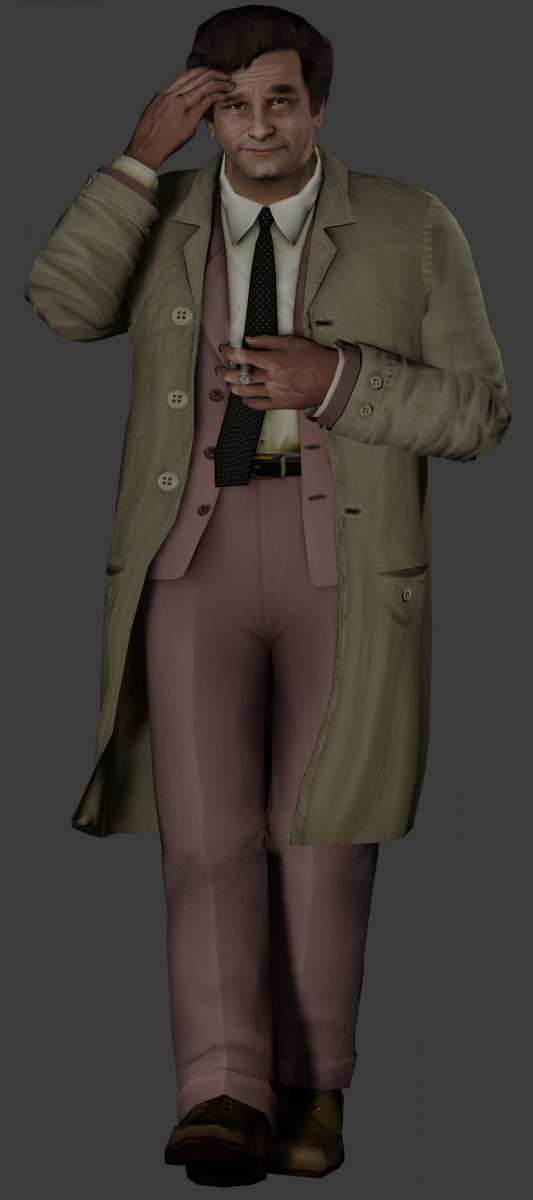 BrussTrigger's tweet image. COLUMBO -PS2, 2000'S Era Style

Commision for @ganglemanVA