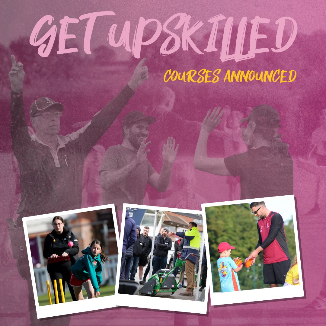 SomCricketFDN's tweet photo. WORKFORCE COURSES NOW LIVE! 🏏Whether you're looking to start your journey into coaching, or brush up on your grounds management knowledge - there's a course for everyone in the recreational game!😁

VIEW COURSES HERE: https://t.co/5OQYVOmjsn https://t.co/0wGAjSv5bI