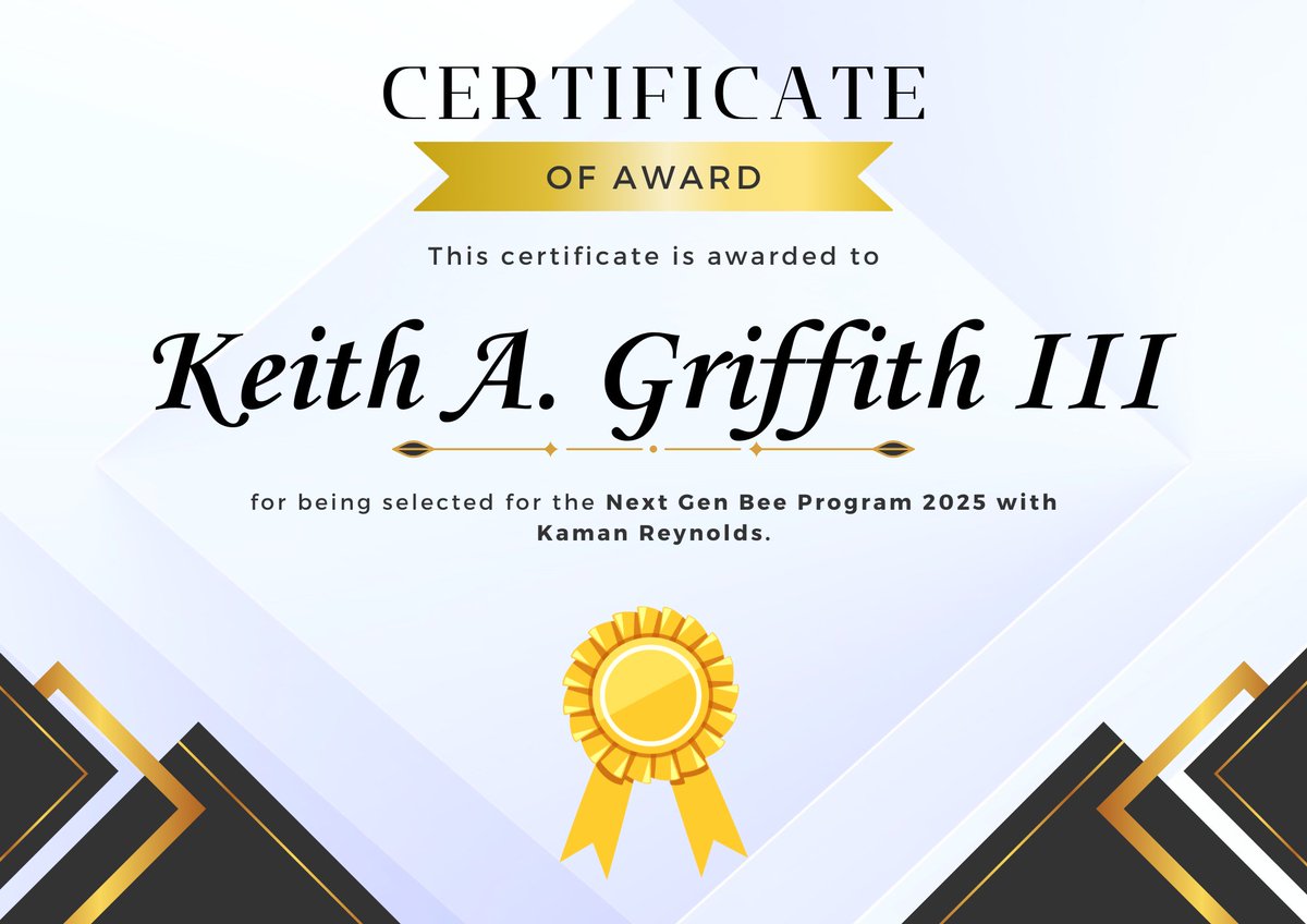 beeing2gether's tweet photo. 🚀 New month, new milestones! 
Such a great way to BUZZ off this month 🐝

Keith has been selected on Kamon Reynolds' Next Gen Bee Program 2025. 

What's your secret to kicking off a successful month? Share with us! 💪 #GoalGetters #AchievementUnlocked #CelebrateSuccess #October https://t.co/BWyMl238oD