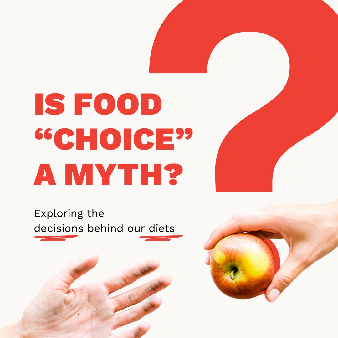 GlobalFoodTeam's tweet photo. Choice is a privilege. Everyone experiences different options due to their unique circumstances and environments. Learn about the factors that shape influence how we acquire food, and what’s currently being done to ensure that no one is left behind  🤝 https://t.co/afxiJ0c6jH