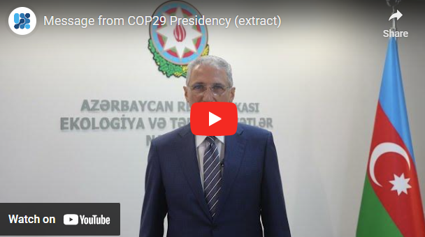 Mukhtar Babayev, President-Designate for #COP29 in #Azerbaijan 🇦🇿 insists on the central role of #water in the #climage agenda.

At #WWWeek High-Level Panel on "Water’s Pathway in Global Processes", he said "it we must address at every #COP" 

WATCH 👀 bit.ly/4emWJ86