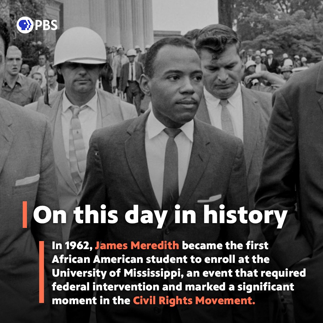 James Meredith is a trailblazer, you can't tell us otherwise. Today we celebrate his historic enrollment at the University of Mississippi.