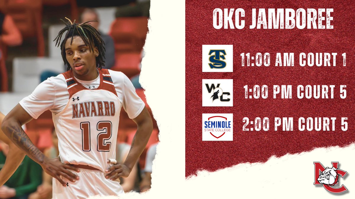 🚨 OKC JAMBOREE SCHEDULE 🚨

4 year coaches check the DAWGS out this Sunday 10/06 in Oklahoma!

Huge thank you for the invitation and event! <a href="/JUCOadvocate/">JUCOadvocate - Brandon Goble</a> <a href="/CoachCodyHop/">Cody Hopkins</a> 

📍Young Family Athletic Center
Norman, Oklahoma 

🐶🐾🏀