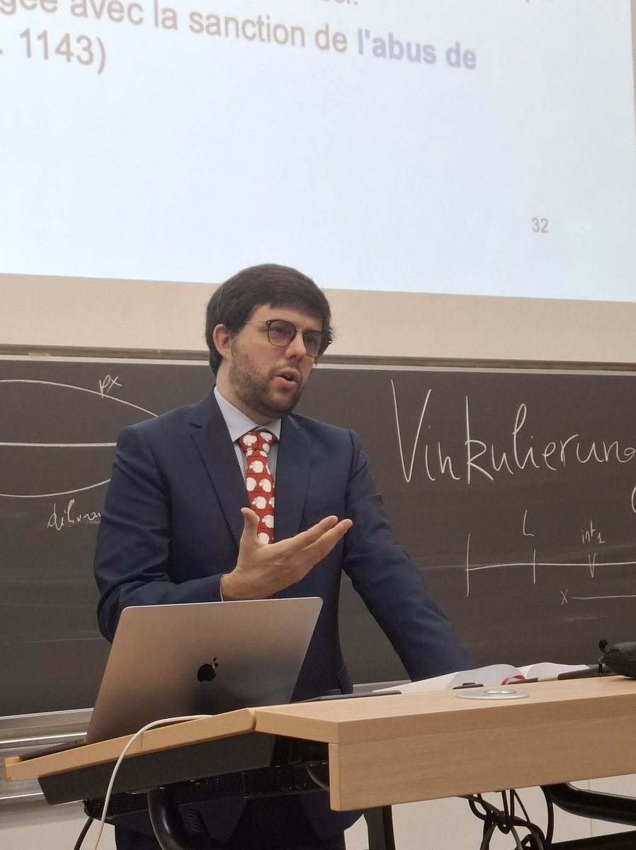 Le Pr Dubarry remercie le Pr Eva Lein <a href="/unil/">Université de Lausanne</a> pour l’invitation à assurer un cours d’introduction au droit comparé consacré aux marqueurs contemporains de l’identité juridique française. Un cours obligatoire en l3 et 1 examen commun avec le DIP : excellent concept !