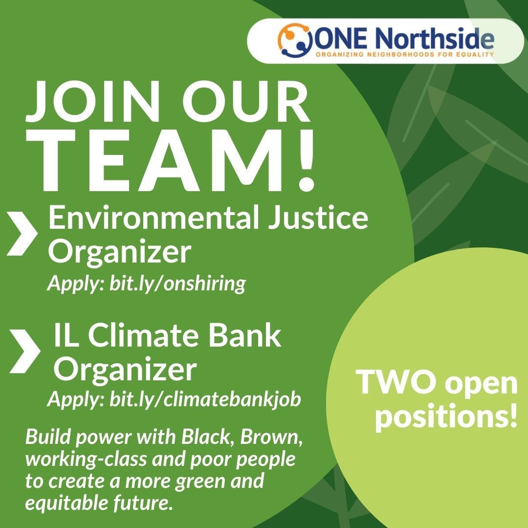 We are hiring! Two organizer positions open now that will build power with Black, Brown, working-class and poor people to fight climate change and create a better future for all our communities. Learn more at our website. Please share!