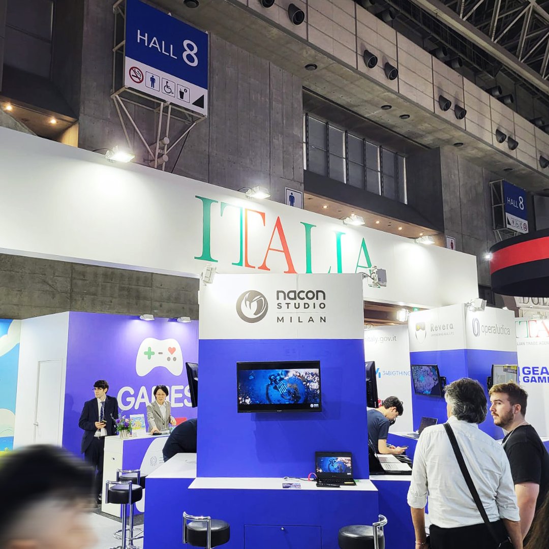NaconMilan's tweet photo. Some pictures from our participation at Tokyo Game Show last week. 📷
Thanks to everybody who visited us at the Italy booth organized by @ITAtradeagency in collaboration with @IIDEAssociation! 🎮

#TGS2024 #TokyoGameShow2024 #NaconStudioMilan https://t.co/VvQmop3XRD