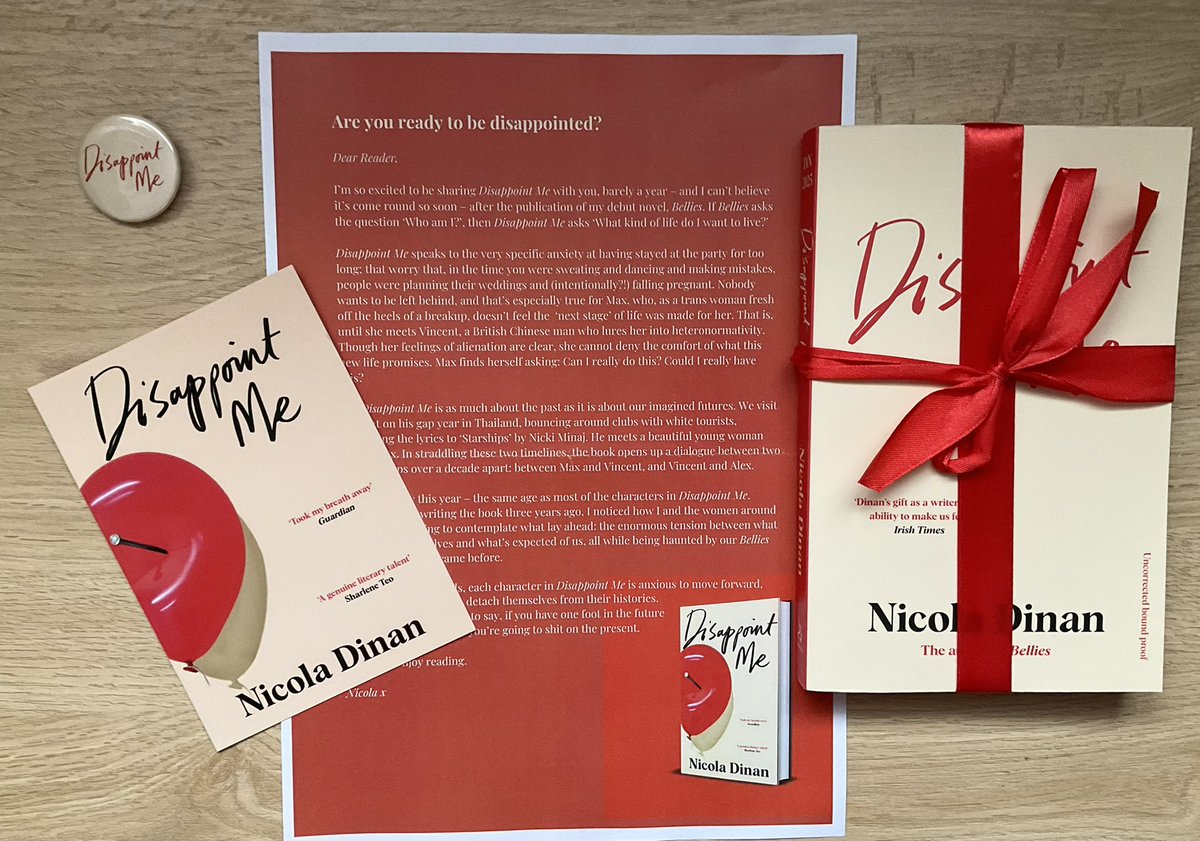 Lindahill50Hill's tweet photo. Is it you @Millsreid11 to whom I owe enormous thanks for this incredible #DisappointMe surprise book mail? 
Nicola Dinan’s Disappoint Me is out from @DoubledayUK 23rd Jan 2025 and I think it’s going to cause a stir! https://t.co/6Ubgsma2Ic