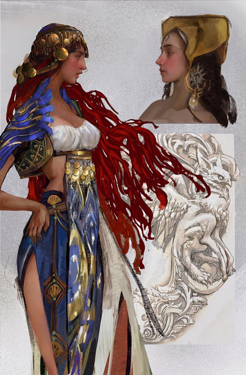 「The Art of Amber Ye - Gallery update and」|IAMAGのイラスト