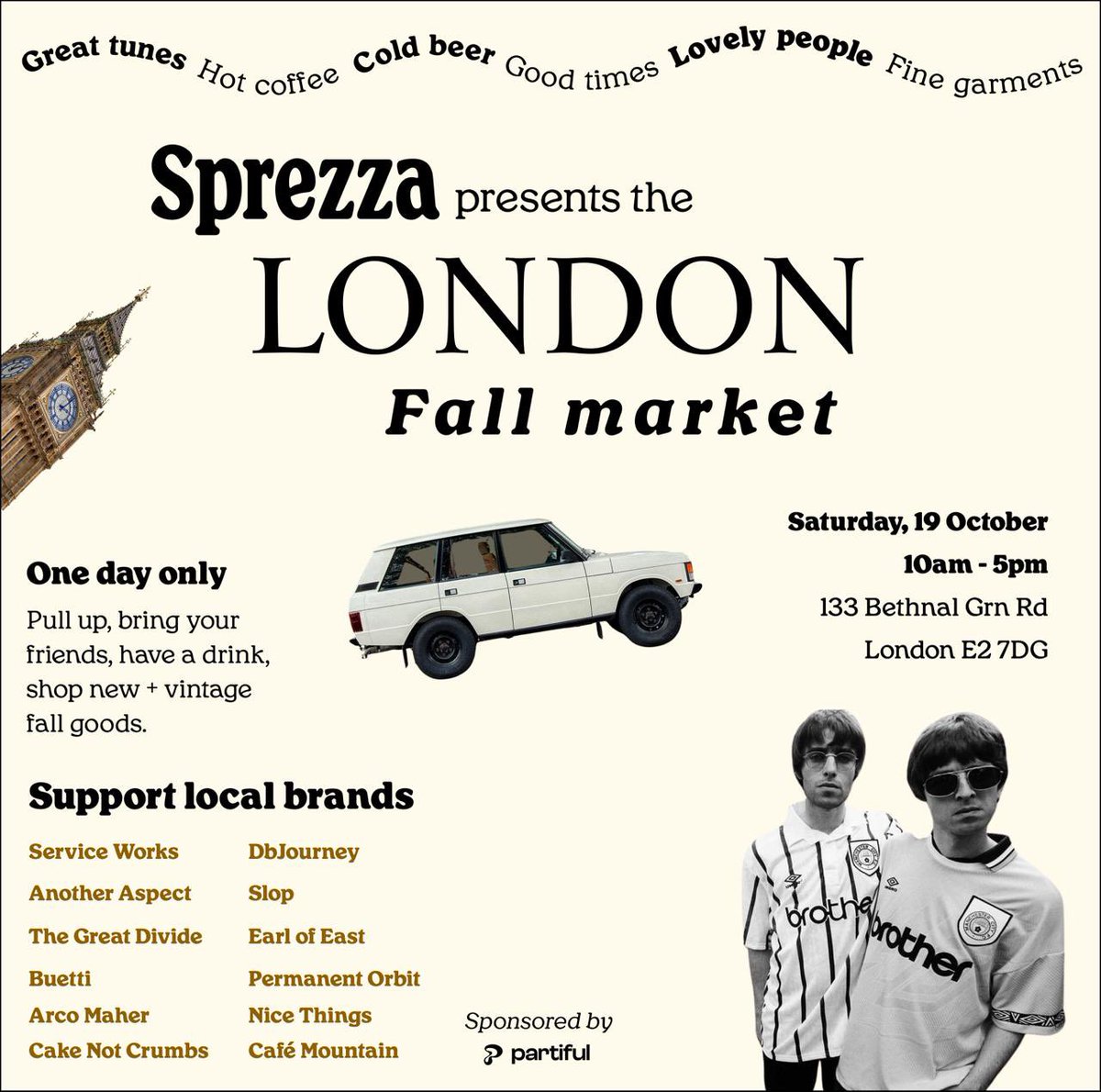 Sooo me and <a href="/partiful/">Partiful</a> are throwing a Fall Market &amp; party in London. If you’re in town, pull up.

If you know someone in town, tag ‘em here.

Here’s the invite ❤️
partiful.com/e/idkjS2umbBar…