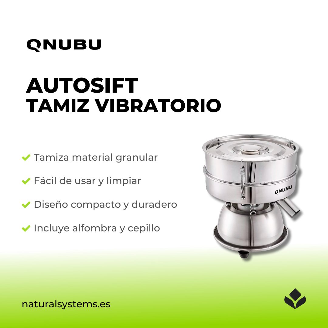 NaturalSystemsD's tweet photo. El Autosift-Tamiz vibratorio puede tamizar todo tipo de material granular.

De acero inoxidable y diseño compacto, eficiente, silencioso y duradero. 💪

¿Te interesa?
➡️https://t.co/l6jO53tR11

Recuerda, solo para profesionales 🤙

#qnubu #autosift #tamiz #naturalsystems https://t.co/ywkUp2mqth
