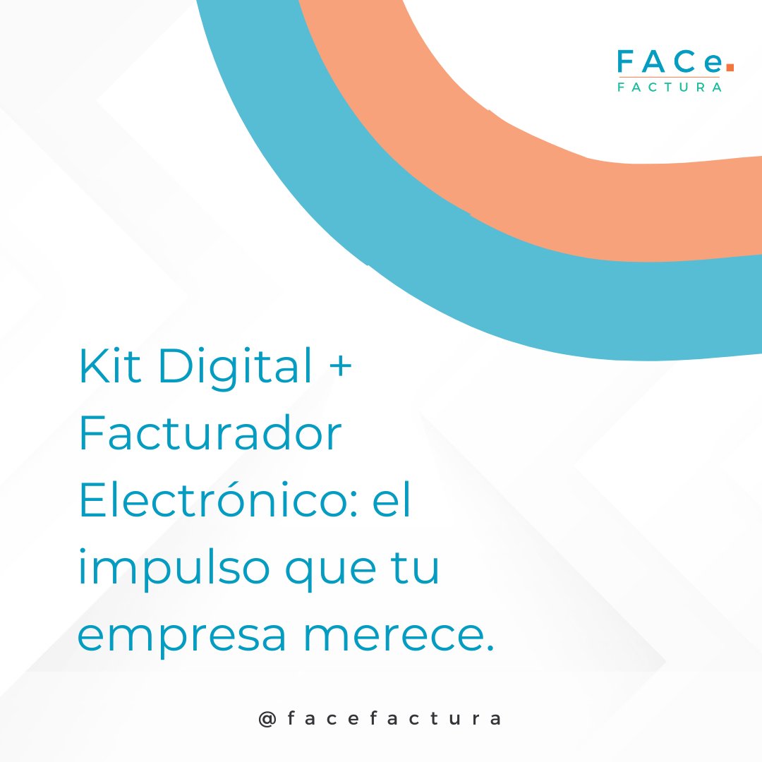 FaceFactura's tweet photo. 💡 ¿Aún sin facturador electrónico? Con el Kit Digital, puedes conseguir la solución perfecta para tu empresa. ¡Digitaliza tu facturación y olvídate de los problemas! 💻 https://t.co/OFnwpdsoVr