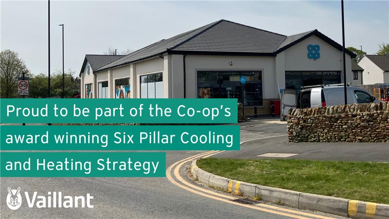 We're so pleased to be part of the Co-op Six-Pillar Cooling and Heating strategy which won the RAC Cooling Award for Environmental Collaboration of the Year.

The project has used the aroTHERM plus in a trial <a href="/coopuk/">Co-op</a> store to help reduce direct greenhouse gas emissions by 56%