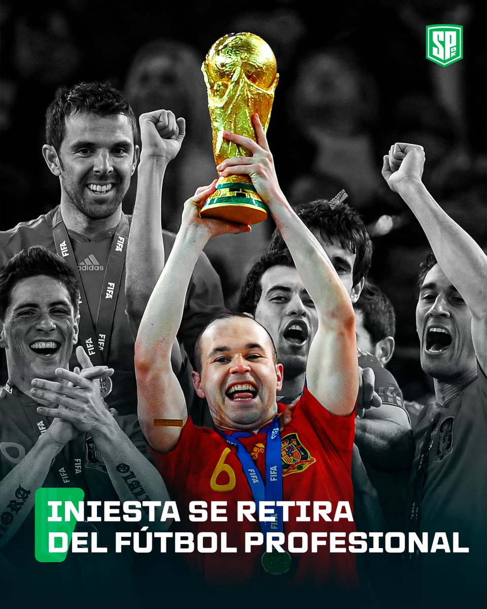 sepegook's tweet image. EL ADIÓS DE UNA LEYENDA 🥹🪄

A sus 40 años, Andrés Iniesta anunció el fin de su carrera profesional. El autor del gol que le dio su primera Copa del Mundo a España anunciará su futuro el próximo 8 de octubre.

👕 1016 partidos
⚽️ 107 goles
👟 191 asistencias