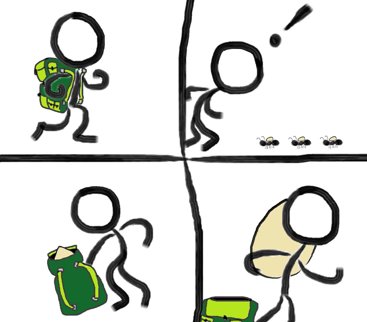 PhiloTranquille's tweet photo. Backpack #inktober #inktober2024 https://t.co/1aqSx0vHah