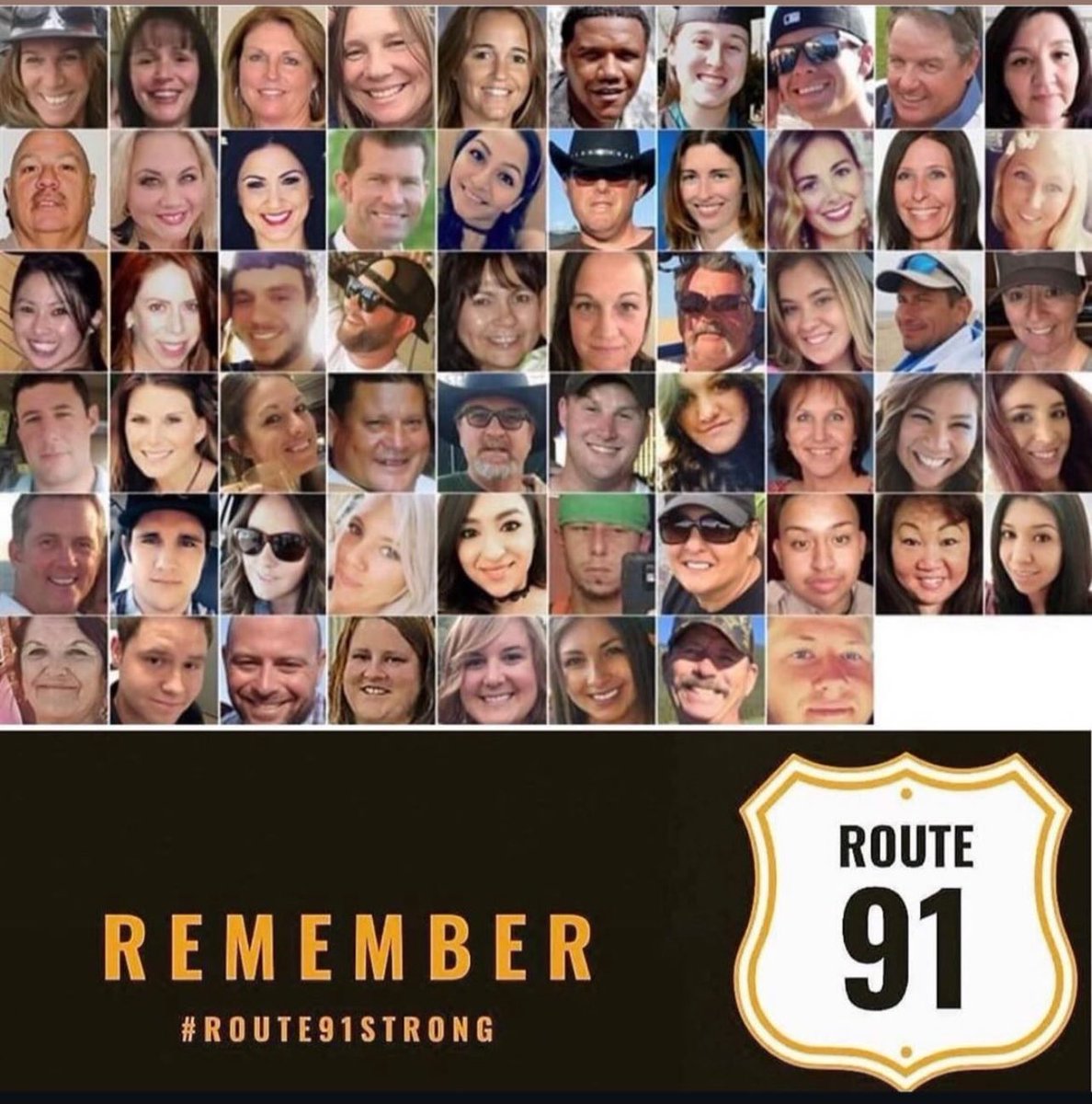 jdLASD's tweet photo. Remembering #route91 #vegasstrong https://t.co/Op8mI1YHDZ