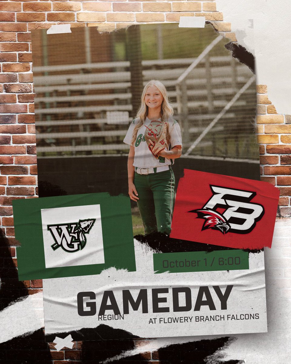 Wgsoftballga's tweet photo. 💥Region GameDay💥
🆚 Flowery Branch
⏰ 6:00
📍 Flowery Branch High School
#WinTheDay
#SuccessIsntGiven
@WGHS_ATHLETICS_
@brendan_koerner https://t.co/DjCp36gkVt