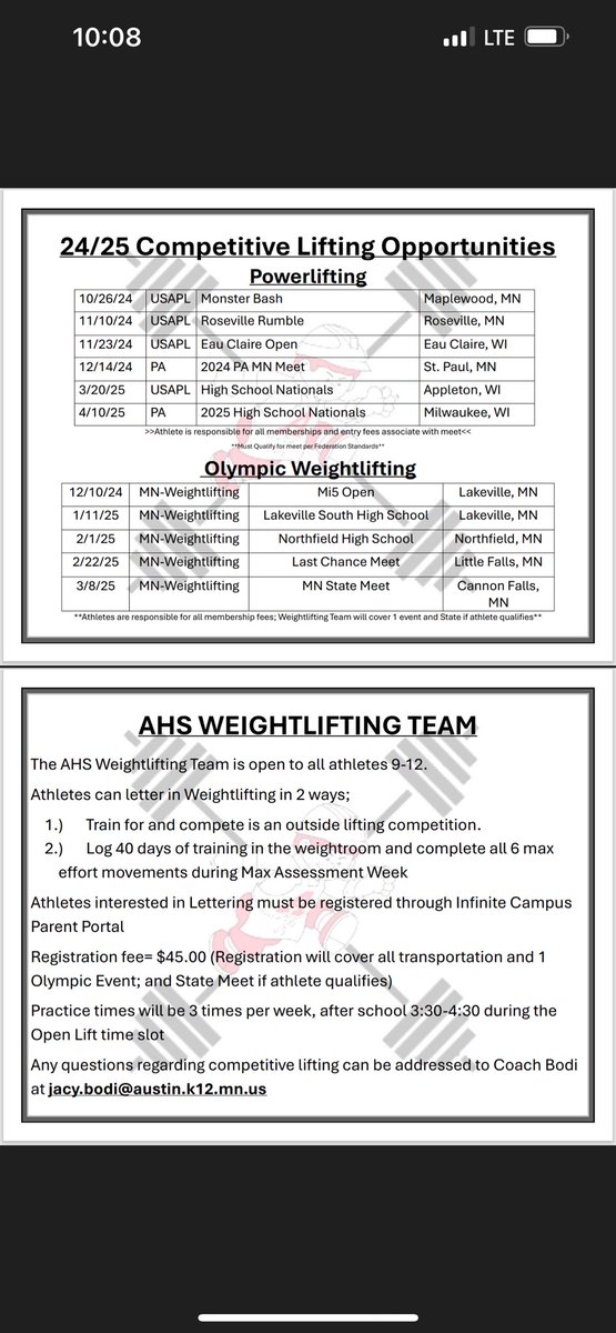 AHS Strength & Conditioning tweet media
