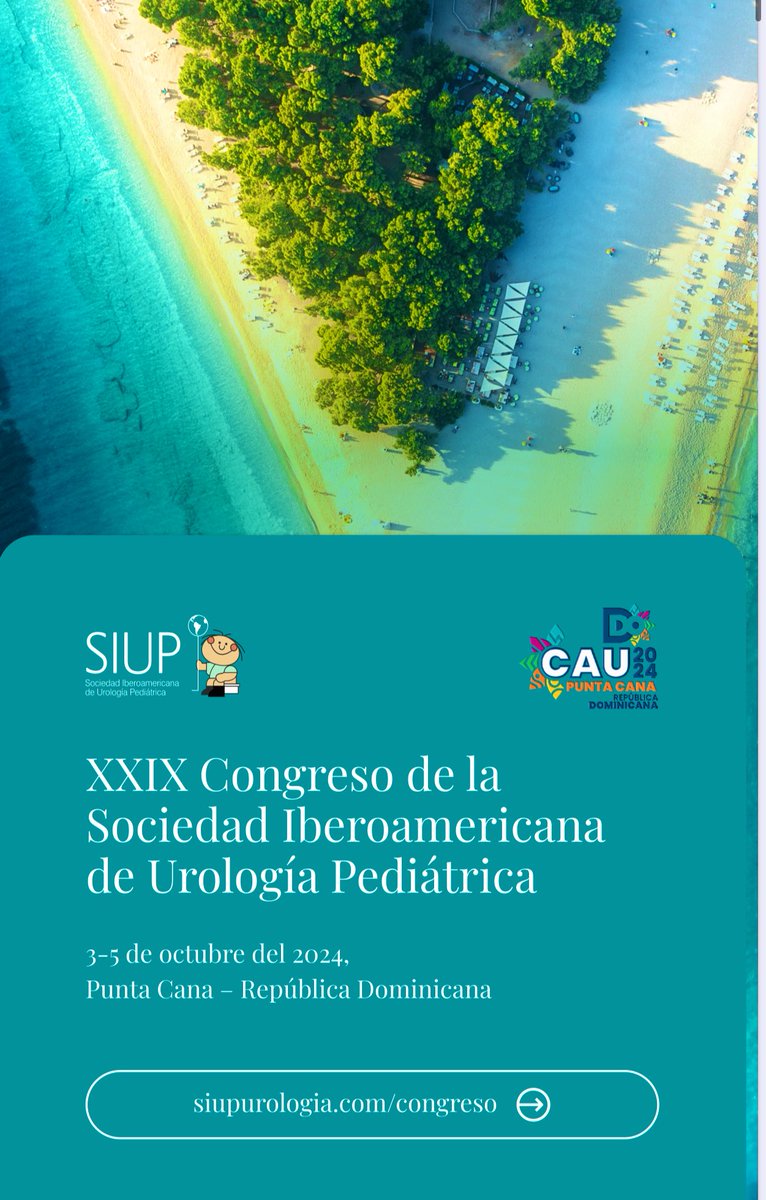 siupurol's tweet photo. 💎Todavía estás a tiempo de unirte a nosotros y ser parte de nuestra gran familia 🎈…!
XXIX CONGRESO DE SIUP
#SIUP #SIUPUROL #congreso2024
☀️🌊🏖️ Punta Cana
República Dominicana
🚨3-5 de octubre del 2024 ‼️
https://t.co/A6EqIM5OCr https://t.co/960cXEb36P
