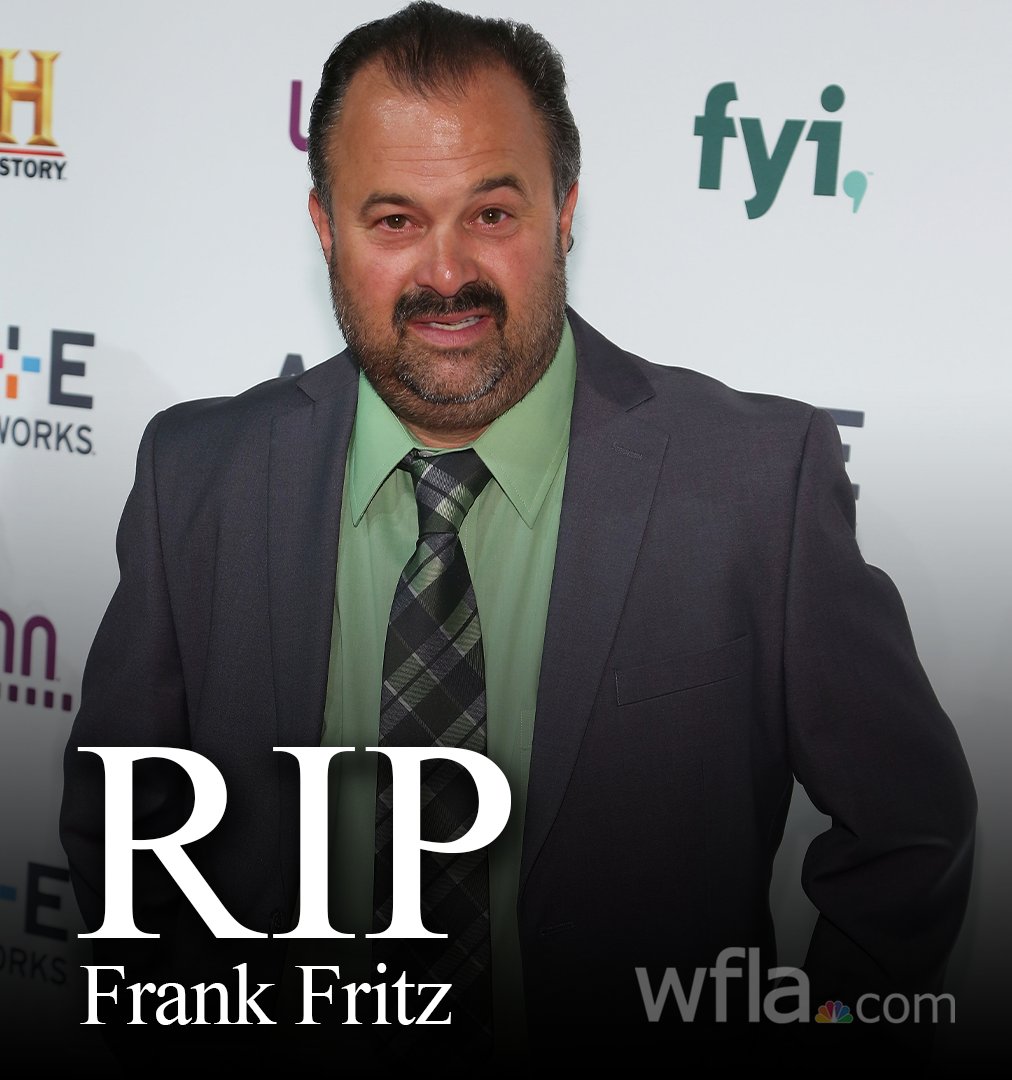 WFLA's tweet photo. REST IN PEACE: Frank Fritz, one of the hosts of the History Channel's hit show “American Pickers," has died, according to his co-host. STORY: https://t.co/QqMZLFjNR0 https://t.co/uJBXkjPJwQ