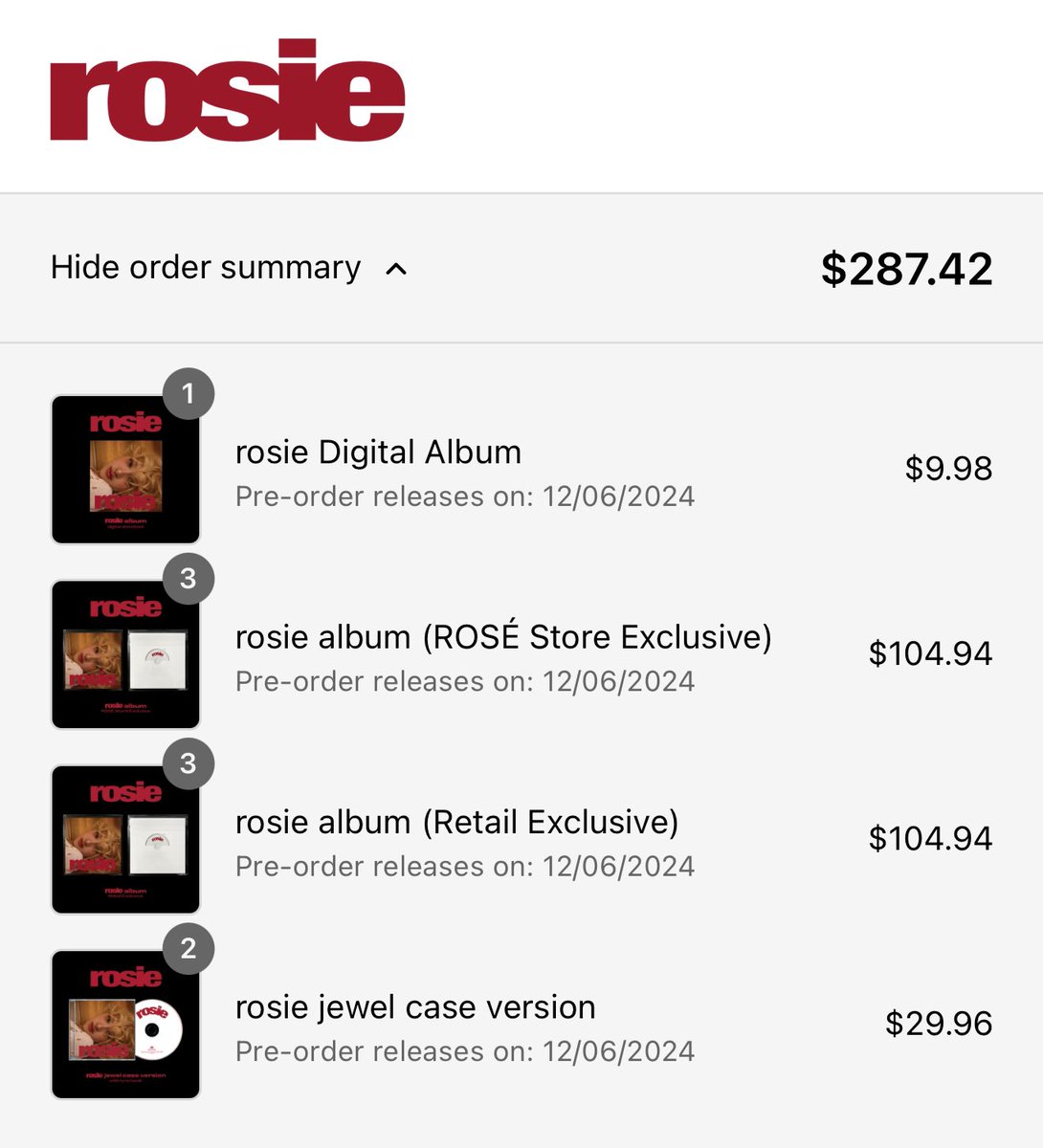 LETS GO ROSIE 🥹