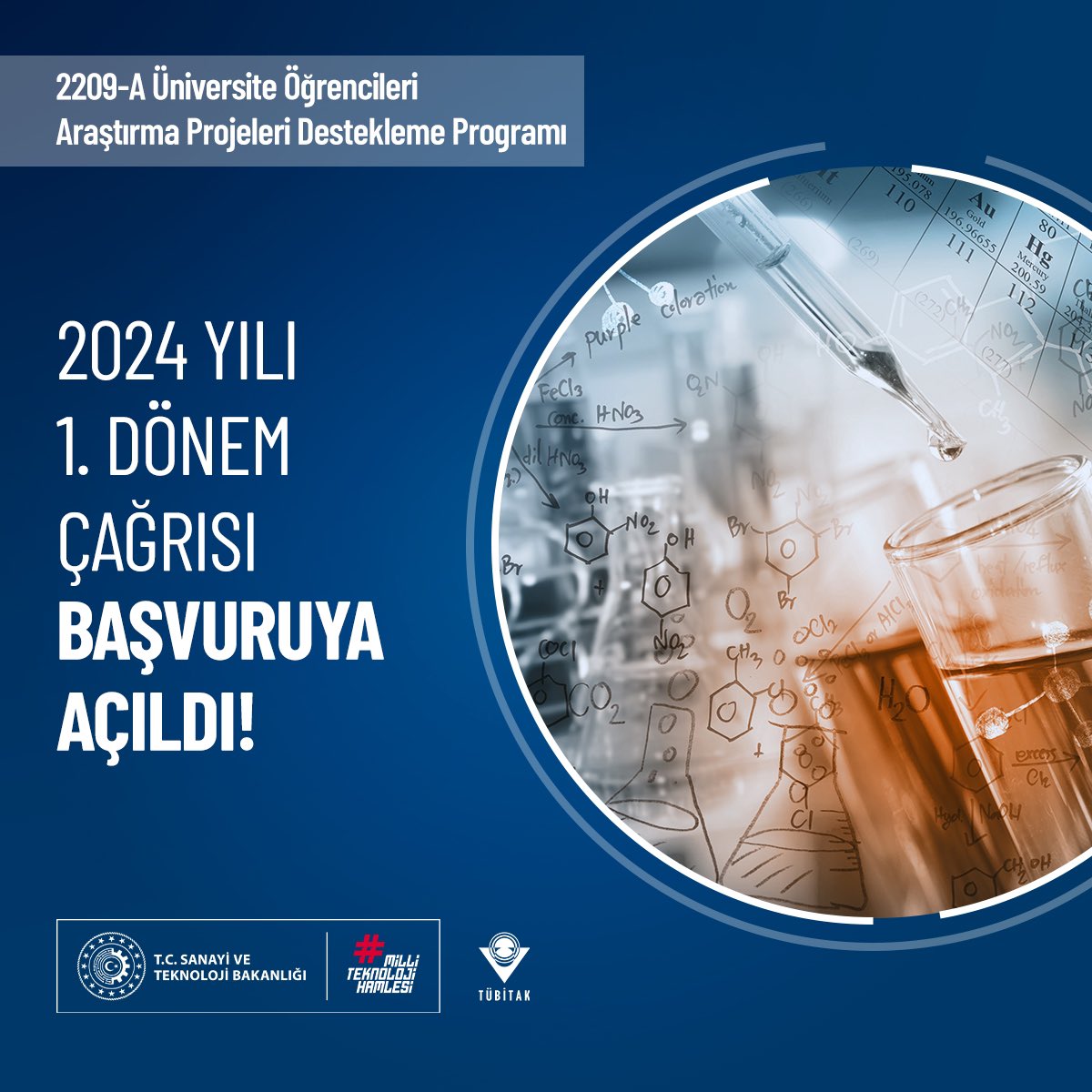 TÜBİTAK (@tubitak) on Twitter photo 📢 2209-A Üniversite Öğrencileri Araştırma Projeleri Destekleme Programı 2024 Yılı 1. dönem çağrısı başvuruya açıldı!
🎓 Ön lisans
🎓 Lisans
Son başvuru tarihi:
🗓️ 1 Kasım 2024
⏰ 17.30
📌 <a href="/TubitakBIDEB/">TÜBİTAK BİDEB</a>
Detaylar: 👇🏻
tubitak.gov.tr/tr/duyuru/2209… 📢 2209-A Üniversite Öğrencileri Araştırma Projeleri Destekleme Programı 2024 Yılı 1. dönem çağrısı başvuruya açıldı!
🎓 Ön lisans
🎓 Lisans
Son başvuru tarihi:
🗓️ 1 Kasım 2024
⏰ 17.30
📌 <a href="/TubitakBIDEB/">TÜBİTAK BİDEB</a>
Detaylar: 👇🏻
tubitak.gov.tr/tr/duyuru/2209…