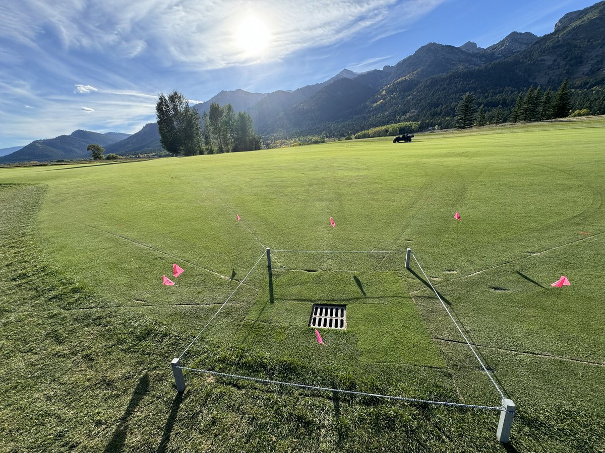 hydrowick's tweet photo. The #hydrowick team just completed 19 catch basins in Jackson Wyoming,  totalling just under 10,000 linear FT of drainage. The team has many more project to complete this fall! #hydrowickdrainage https://t.co/IhzK3vNWQi