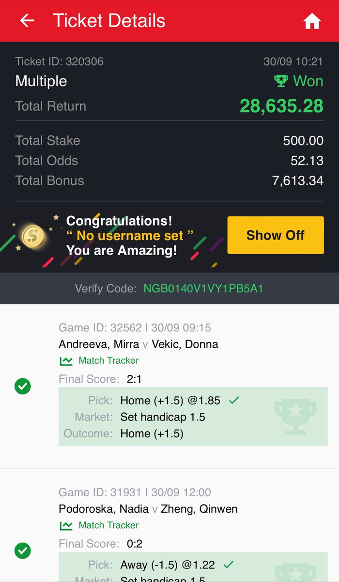 BoiiHasNoName's tweet photo. BOOOOOOOOOOOOOOOOOM 💥🍀🍀🍀
52 odds in the 💼
1️⃣ game was voided
#OctoBag💼 https://t.co/P7sNtq6sZC