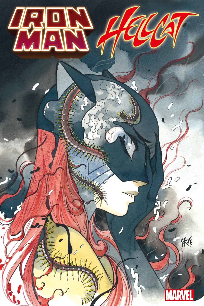 patsyposting's tweet photo. Iron Man/Hellcat Annual #1 (2022) variant cover by Peach Momoko

We’re officially in spooky season now! https://t.co/QMygLRdBnd