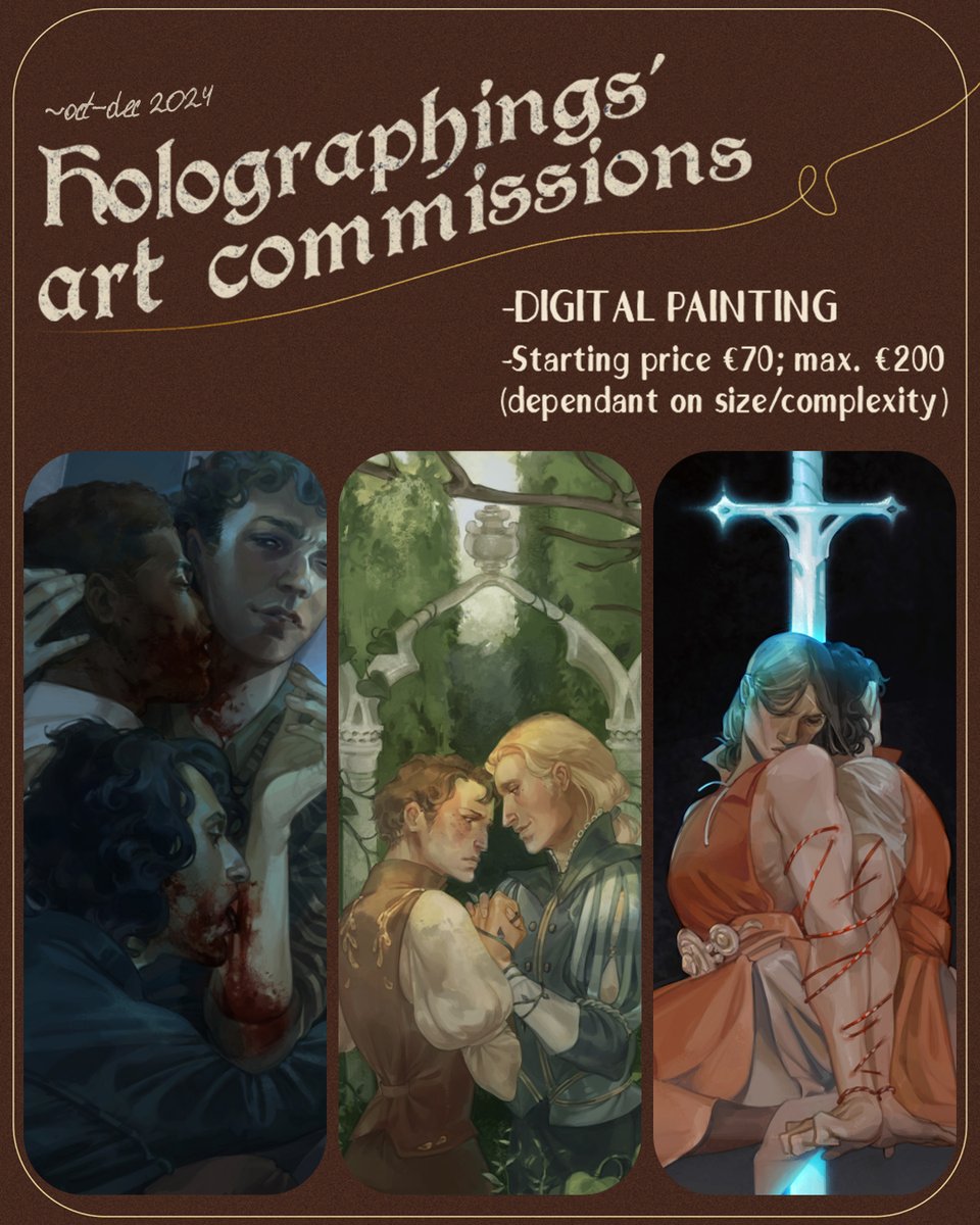 h0lographings's tweet image. Hello!! I&apos;ve updated some details on my comms sheets, and am opening a few more slots for this season^^
more technical info below in the replies
#commissionsopen  #commissions