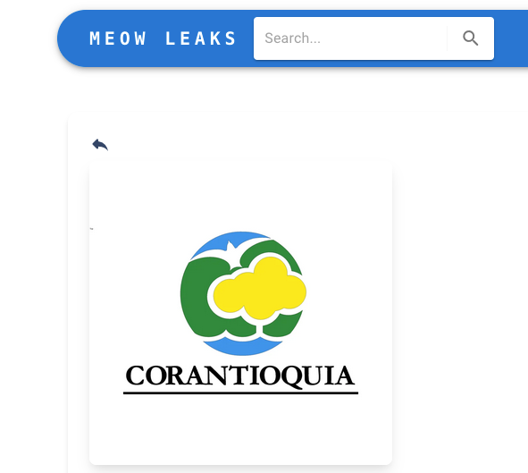 _venarixES_'s tweet photo. El grupo #MeowLeaks publica #dataleak vinculada a Corporación Autónoma Regional del Centro de #Antioquia (@Corantioquia). #Corantioquia es una agencia ambiental en #Medellín, #Colombia 🇨🇴, responsable de gestionar los recursos naturales y promover el desarrollo sostenible...
@MinAmbienteCo
Más ℹ️ registrate gratis en #VenariX ➡️ https://t.co/OW9Te2XdwS
#ciberataque #hackeo #infosec