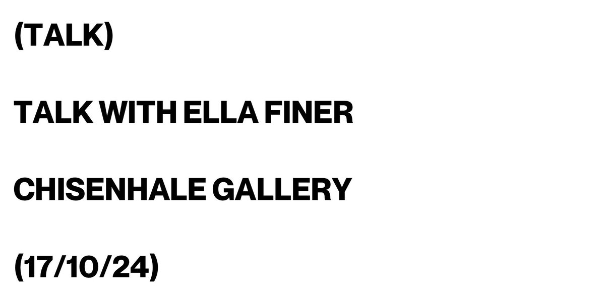 In two weeks, writer and researcher Ella Finer will explore how bodies of water disrupt claims to knowledge, history, and power in this talk at <a href="/ChisenhaleGal/">Chisenhale Gallery</a>.

Find out more: bit.ly/3N3Hvsn
