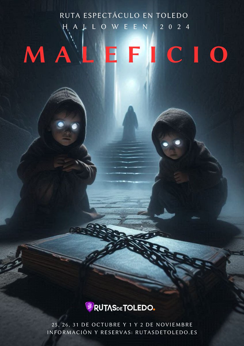 leytol's tweet photo. 🎃 Llega ese momento del año en el que abrimos reservas a la ruta espectáculo con más público de #Toledo. 2024, llega #MALEFICIO , un evento muy especial en la ciudad del miedo para #Halloween. Ya puedes reservar sólo aquí: https://t.co/L1UmWEGW8u https://t.co/Q6c5HIVE8J