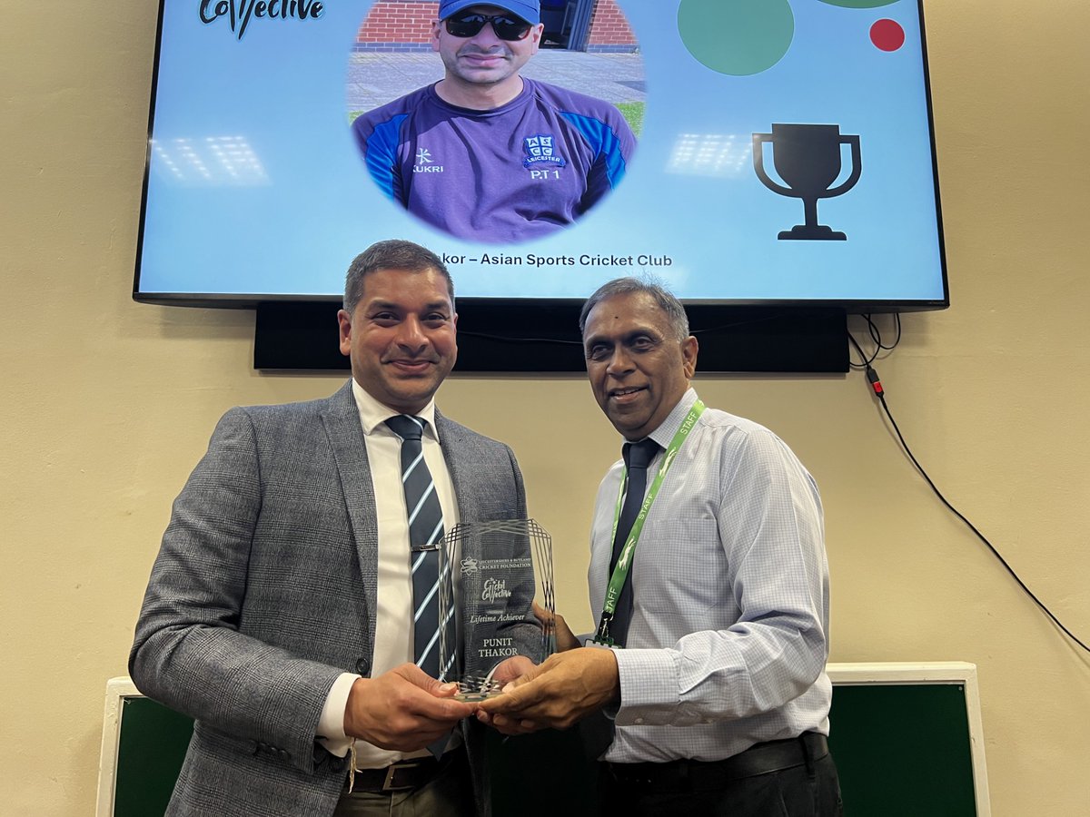 Leicestershire & Rutland Cricket Foundation (@leicscricketfdn) on Twitter photo Cricket Collective 2024 Winners π
Lifetime Achiever Category
That one individual who has given many years of service to your club or community group and who you could not do without
Congratulations to Punit Thakor from <a href="/AsianSportsCC/">Asian Sports Cricket Club</a> π
#cricketcollectiveawards #Cricket Cricket Collective 2024 Winners π
Lifetime Achiever Category
That one individual who has given many years of service to your club or community group and who you could not do without
Congratulations to Punit Thakor from <a href="/AsianSportsCC/">Asian Sports Cricket Club</a> π
#cricketcollectiveawards #Cricket