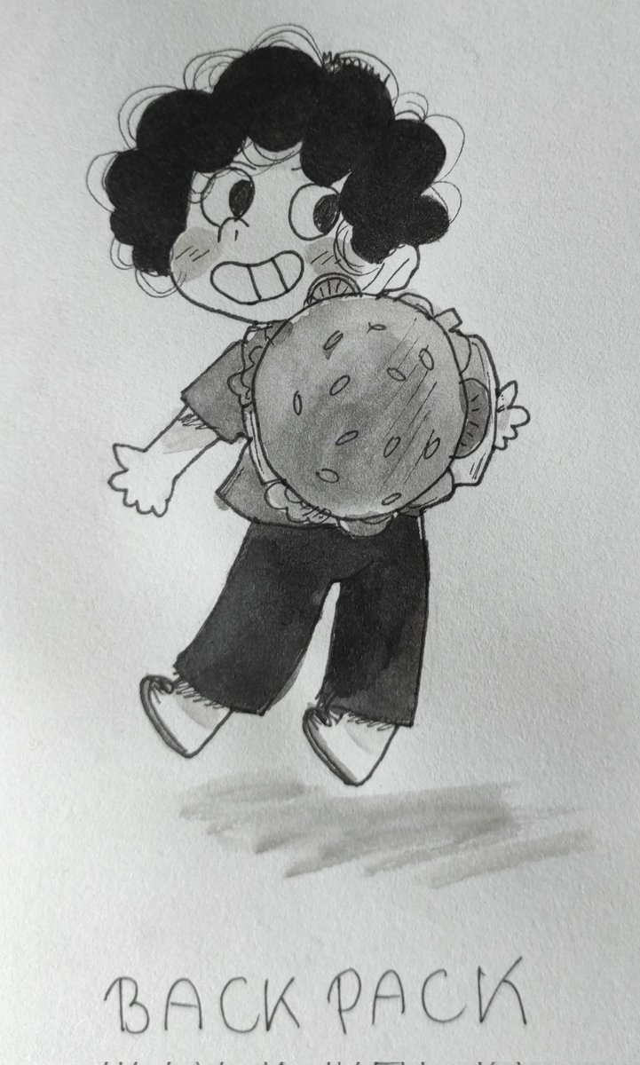 Kyoko54060012's tweet photo. #Inktober day1
#StevenUniverseFuture #stevenuniversefanart #stevenuniverse #renewstevenuniverse
#ink #inktobertale2024 #inktober2024 #steven #fanart #traditionalart #trading #viral2024 #day1 #backback https://t.co/VG1BFYMNfF