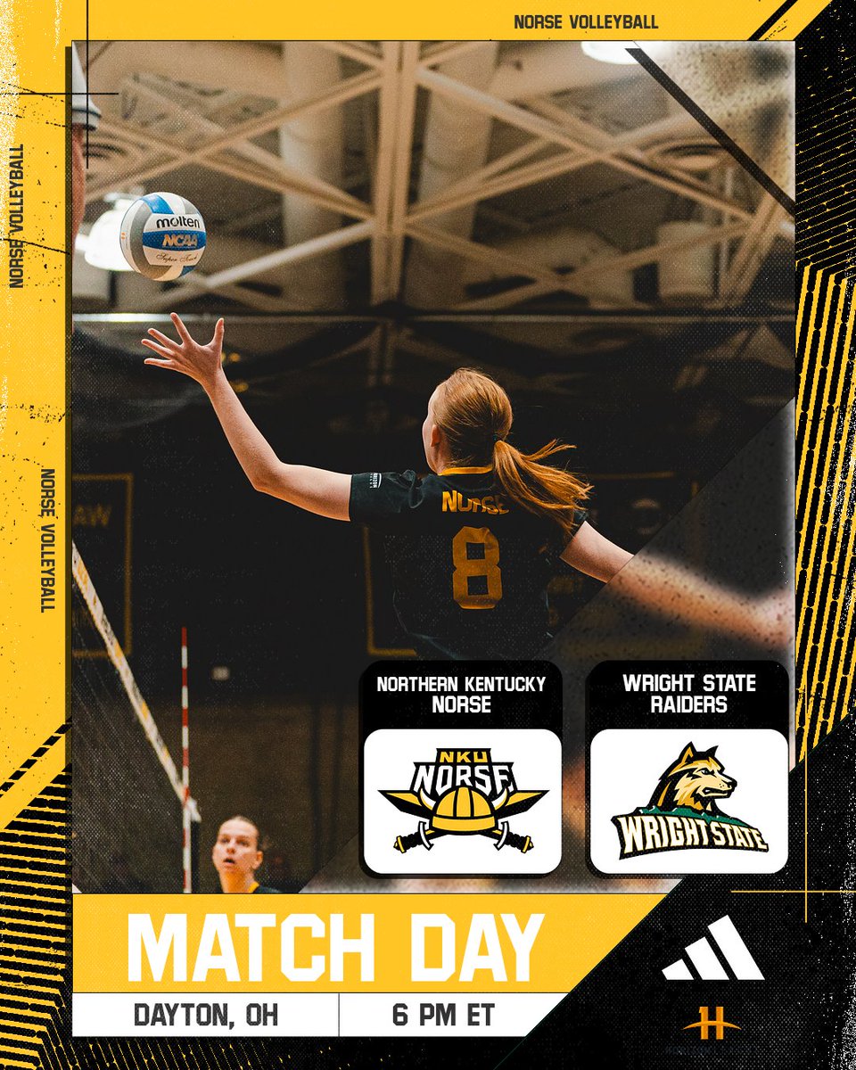 NKU Volleyball ๐ (@nkunorsevb) on Twitter photo ๐ฅ๐๐ฉ๐๐๐ฅ๐ฌ ๐ฅ๐๐ก๐๐ช๐๐ ๐
๐ - Wright State
๐ - 6 PM ET
๐๏ธ - C.J. McLin Gymnasium
๐บ - tinyurl.com/jmr287rw
๐ - tinyurl.com/4da73djh
<a href="/NKUNorse/">Northern Kentucky Athletics</a> | #NorseUp ๐ฅ๐๐ฉ๐๐๐ฅ๐ฌ ๐ฅ๐๐ก๐๐ช๐๐ ๐
๐ - Wright State
๐ - 6 PM ET
๐๏ธ - C.J. McLin Gymnasium
๐บ - tinyurl.com/jmr287rw
๐ - tinyurl.com/4da73djh
<a href="/NKUNorse/">Northern Kentucky Athletics</a> | #NorseUp