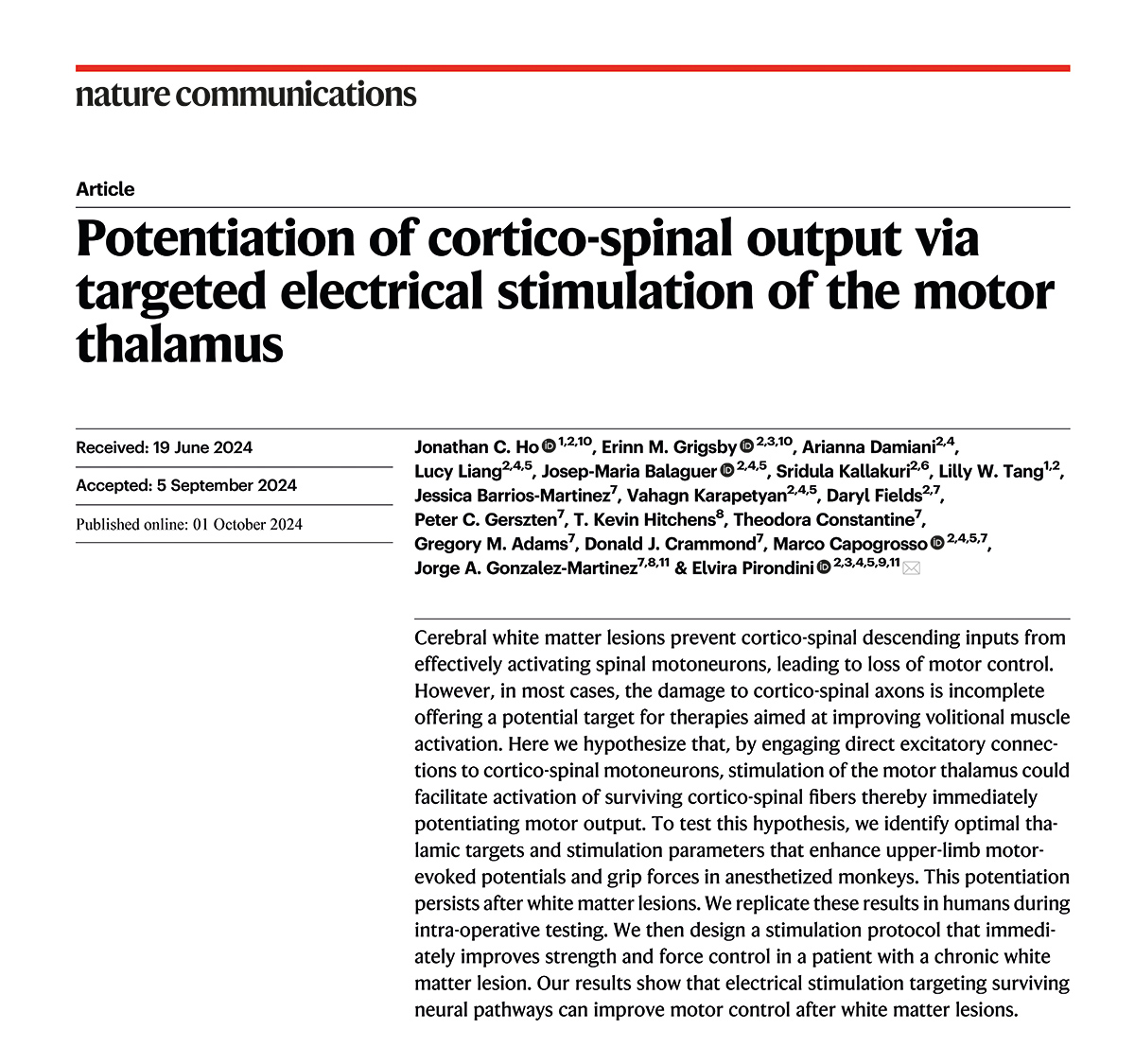 Pitt Neurosurgery (@pittneurosurg) on Twitter photo Deep brain stimulation may provide immediate improvement in arm and hand strength and function weakened by traumatic brain injury, stroke and other neurodegenerative disorders. bit.ly/3Y3OA2C <a href="/MCapogrosso/">Marco Capogrosso</a> <a href="/ElviraPirondini/">Elvira Pirondini</a>
<a href="/RNELabs/">RNEL</a> <a href="/UPMC_PMR/">UPMC PM&R</a> <a href="/UPMCPhysicianEd/">UPMC Physician Resources</a> <a href="/JonathanHo23/">Jonathan Ho</a> Deep brain stimulation may provide immediate improvement in arm and hand strength and function weakened by traumatic brain injury, stroke and other neurodegenerative disorders. bit.ly/3Y3OA2C <a href="/MCapogrosso/">Marco Capogrosso</a> <a href="/ElviraPirondini/">Elvira Pirondini</a>
<a href="/RNELabs/">RNEL</a> <a href="/UPMC_PMR/">UPMC PM&R</a> <a href="/UPMCPhysicianEd/">UPMC Physician Resources</a> <a href="/JonathanHo23/">Jonathan Ho</a>