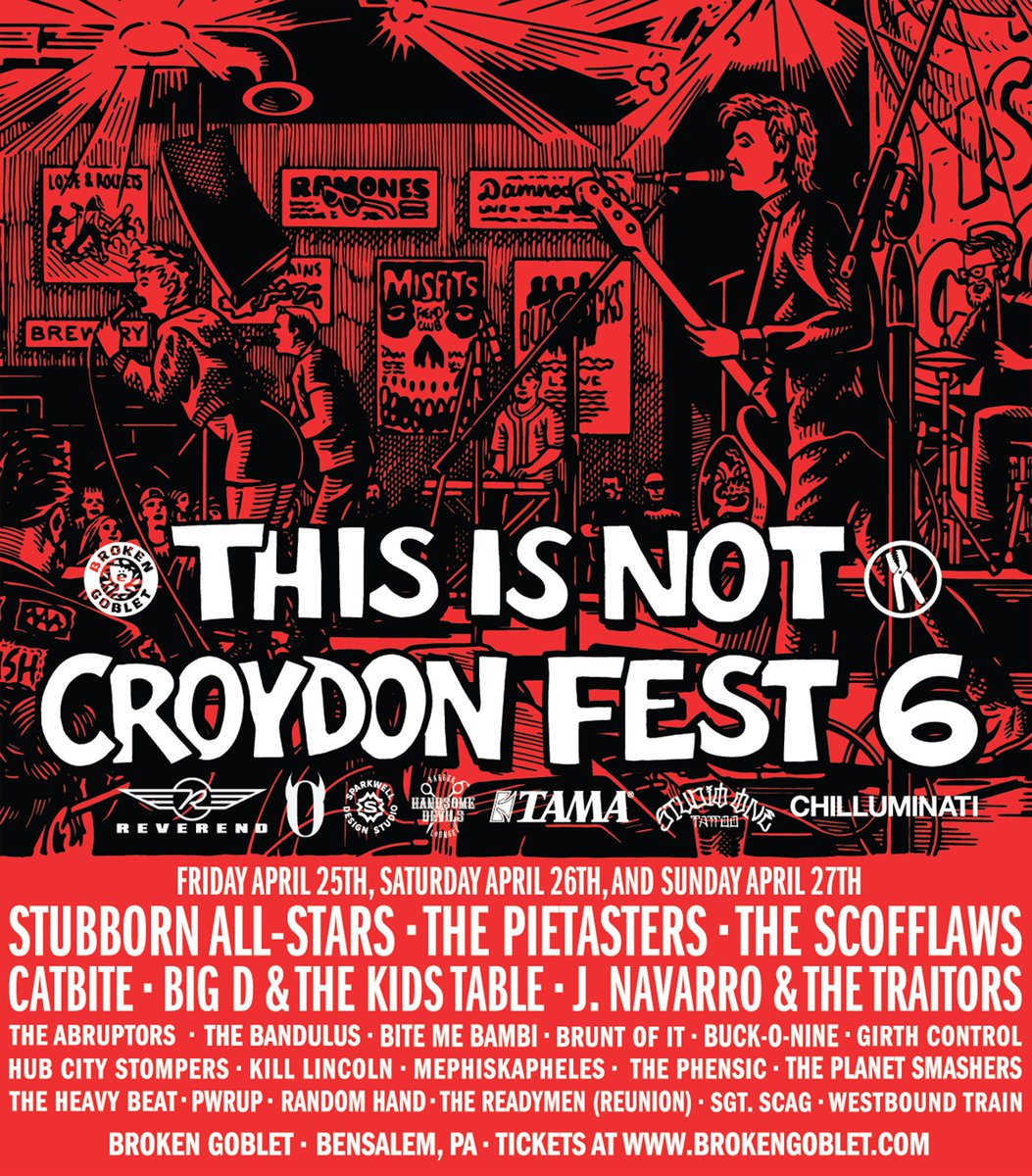 HERE IT IS!!! we are so stoked to announce we will be playing @thisisnotcroydonfest on Friday April 25th 2025 🤯 check out these amazing bands!!!
Tickets on sale this Friday!