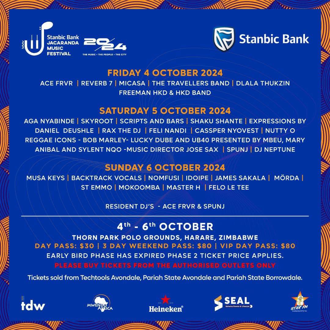 EmbEspZimbabwe's tweet photo. 🎸Great news!! @idoipemusic at @jacarandamusicf Sunday 6 October!
@Casaafrica @SpainMFA @AceSurAfrica @AECID_es #electronicmusic #musicfestival #Zimbabwe https://t.co/B9E3gJeIa6