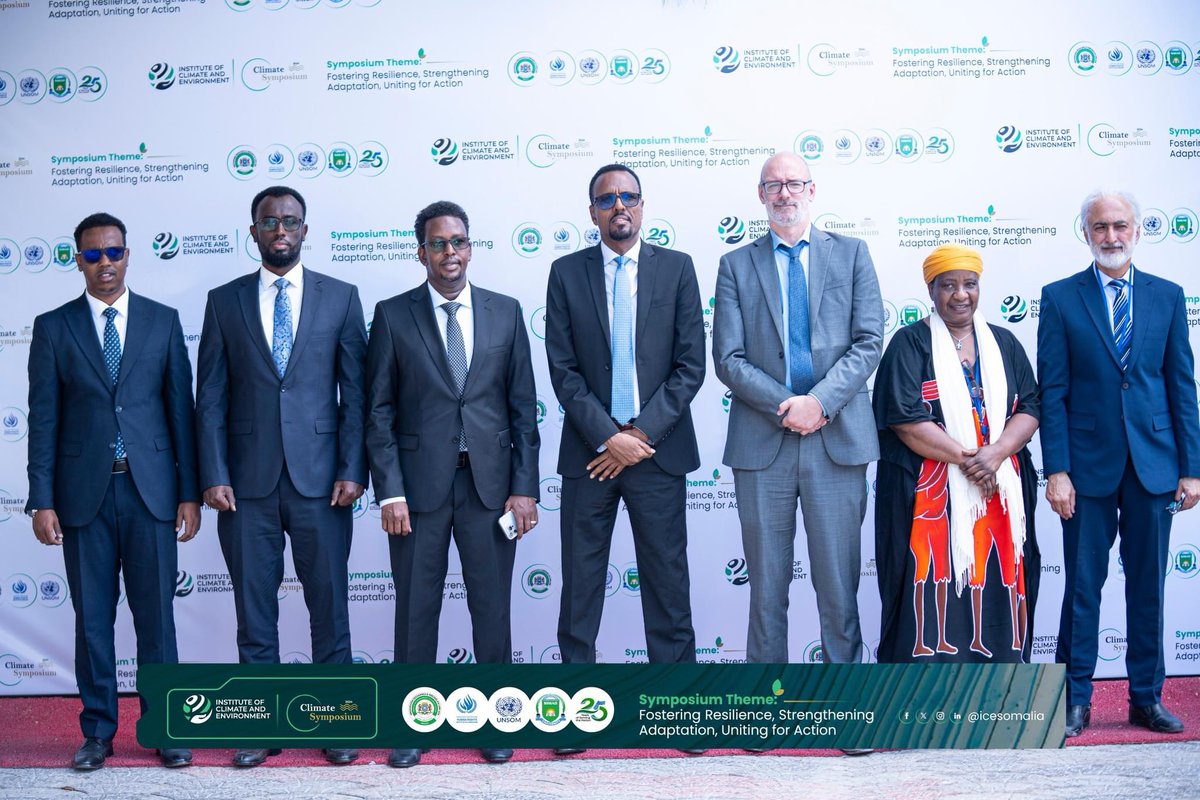 ICESomalia's tweet photo. A glimpse into the minds that shaped Somalia’s climate future. At #ClimateSymposium2024, discussions laid the foundation for a sustainable and resilient nation. #ClimateSymposium2024 #SomaliaResilience https://t.co/G9RcTYupU6