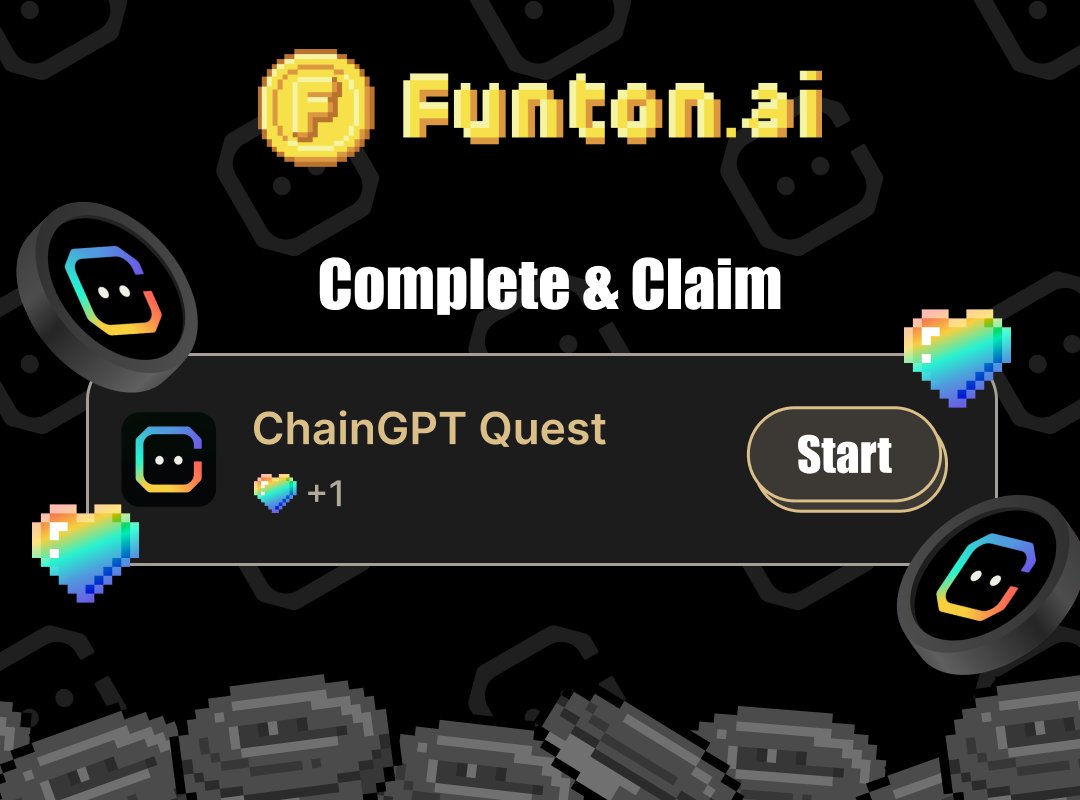 funton_ai's tweet photo. 😱 Out of lives for Flappy CGPT❓
No worries, we’ve got the perfect save! 🛟
☑️ Simply Complete @Chain_GPT’s Quests in https://t.co/DwGdcxJTx6’s TMA: https://t.co/5E4ztG8KuC to snag a FREE CGPT Life and get back in the FUN! 🕹️
#Funton #TON #Minigame