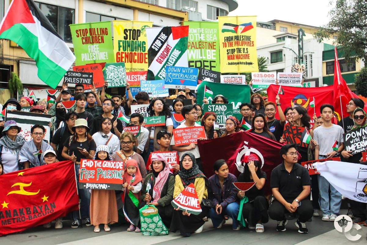 napopoot's tweet photo. may pagkilos ulit sa baguio bilang 1 yr na ang tumitinding genocide campaign ng israel sa mga palestino; tanda na di tayo mananahimik hangga’t walang kapayapaang batay sa hustisya.

tara!

📆oct 6, 3 pm
📌malcolm square

may music, performances, poetry, &amp; solidarity messages! 🇵🇸 https://t.co/iH0aFE17a1