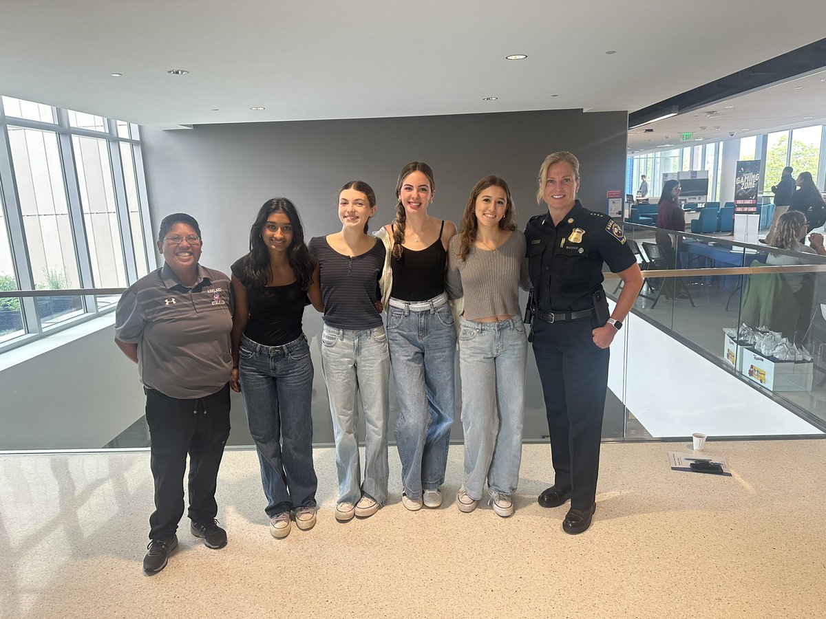 AHS students &amp; staff, along with <a href="/ashland/">Ashland</a> Chief Rossi learning attending the Allyship &amp; Leadership in Sports forum today.