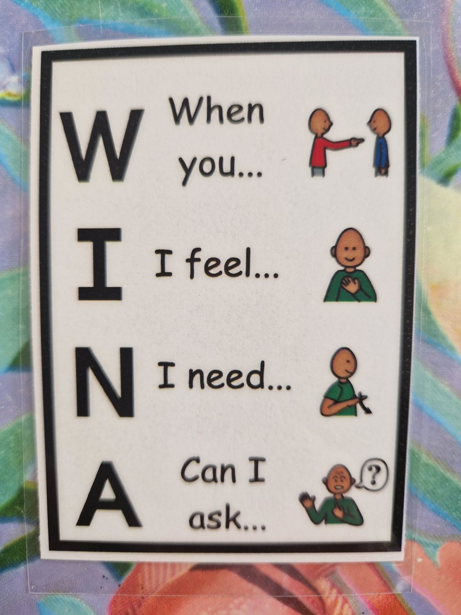 Visuals used to support pupils express their emotional boundaries. Having the emotional safety to express yourself is essential in emotionally healthy relationships. Credit to <a href="/ScotMediation/">Scottish Mediation</a> for WINA scripting #DaringVentures 
<a href="/paulinescott222/">Pauline Scott 🍊💜</a> <a href="/suzannezeedyk/">Suzanne Zeedyk</a> <a href="/WellbeingInFife/">Wellbeing In Fife</a>