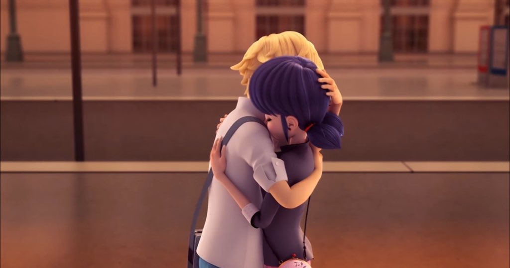 ladyblognewss's tweet photo. New look at Adrien &amp; Marinette hugging in the new special ‘MIRACULOUS WORLD: LONDON: AT THE EDGE OF TIME’. #MLBSpecialSpoilers https://t.co/awBCP49ocC